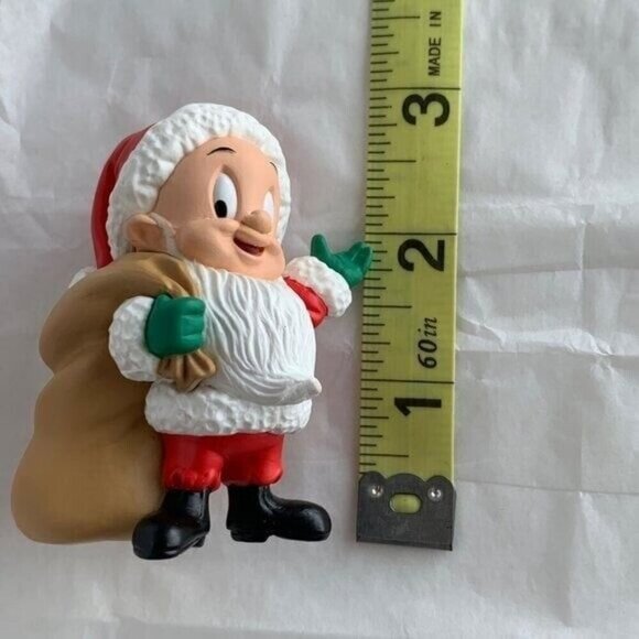 Hallmark Keepsake Ornament Vintage 1993 Elmer Fudd with Santa Sack Original box - Picture 8 of 11